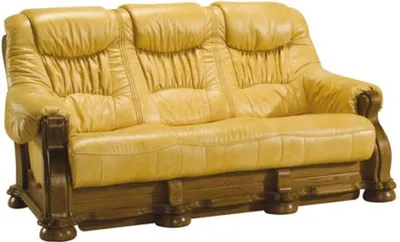 Produktbild von Sofa 3 Sitzer Klassischer Sitz  Wohnlandschaft Sofas Couchen Polster Dreisitzer