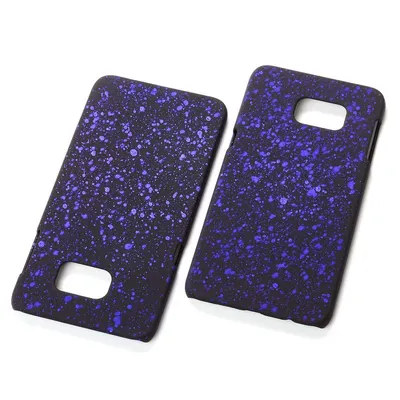 Produktbild von Handy Hülle Schutz Case Bumper Schale für Samsung Galaxy S6 Edge Plus 3D Sterne Lila