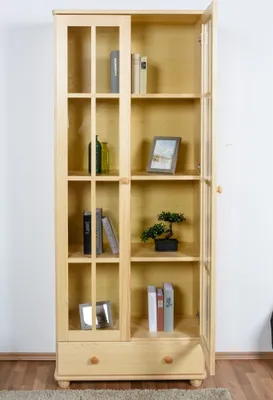 Produktbild von Vitrinenschrank Kiefer natur