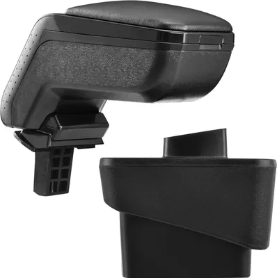 Immagine prodotto di Bracciolo centrale di design COMPLETO in pelle nera per Audi A1 8X dal 2010-