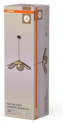 Produktbild von Hängelampe E27 D: 69 cm H: max. 124.5 cm rund Modern