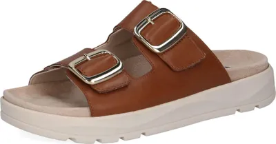 Produktbild von Caprice Damen Sandale aus Leder, Braun (Cognac Nappa), 37