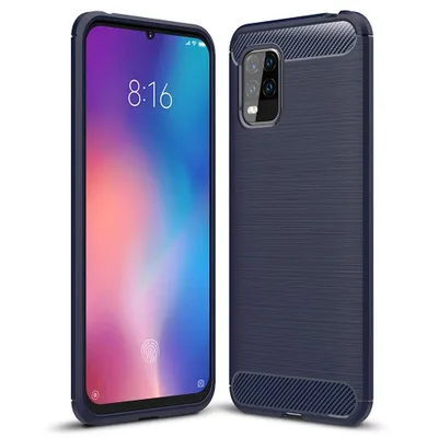 Obrázek produktu pro Pouzdro Carbon Bush TPU pro Xiaomi Mi 10 Lite - Modrá KP9429
