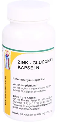 Image de Zink 25 mg Zinkgluconate, 90 St KAP
