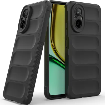 Produktbild von Handyhülle für Realme C67 4G Weich TPU Silikon Stossfest Anti-rutsch Hülle Schwarz