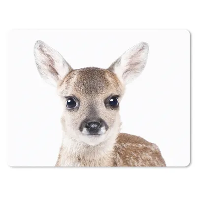 Produktbild von MuchoWow® Mauspad Mousepad Hirsche - Tiere - Braun - Natur 23x19 cm - Mousepads - Maus Mat - Pad - Mausunterlage - Schreibtischunterlage - Mauspad