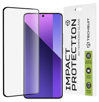 Obrázek produktu pro Techsuit 3D Curved Screen Impact Protection Ochranná fólie displeje pro Xiaomi Redmi Note 13 Pro Plus - černá