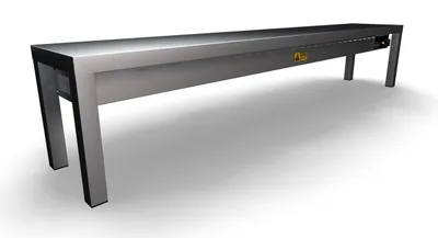 Produktbild von CHEFGASTRO Aufsatzbord Keramisch beheizt 1 Stufig 1800 5 Heaters Of 250W BxTxH 1800x300x350mm