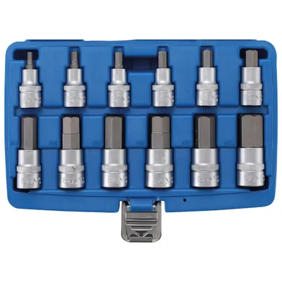 Produktbild von BGS 5052 Bit-Einsatz-Set Innen-6-kant, 12,5 (1/2), 12-tlg.