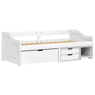 Produktbild von VidaXL 3185214, Sofabett, Weiß, Pinienwald, Holz, 2050 mm, 960 mm, 690 mm