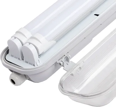 Produktbild von EINFEBEN LED Feuchtraumleuchte, IP65 Wasserdicht Nassraumleuchte, Deckenleuchte Wannenleuchte Keller Tageslicht, 24W 150cm Doppelrohr Neutralweiß