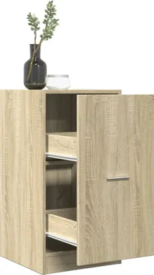 Produktbild von "2026 Promotion" Mehrzweckschrank, Flurschrank Apothekerschrank, Sonoma-Eiche 40x41x77,5 cm Holzwerkstoff - Kommoden CC31482