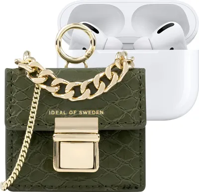 Produktbild von IDEAL OF SWEDEN, Mini-Tasche für AirPods Modell Cleo mit verstellbarem Gurt, Grün