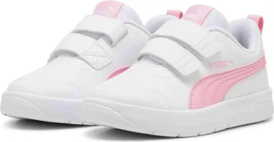 Produktbild von Puma Courtflex V3 V Sportschuhe Weiß,Rosa EU 34 Junge Weiß,Rosa EU 34