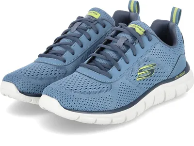 Produktbild von Skechers Herren Low Sneaker LESHUR Blau Gelb Textil & Synthetik Größe: 471/2
