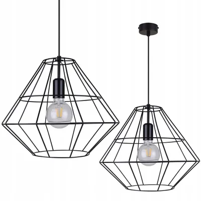 Produktbild von Hängelampe Deckenlampe Drahtlampe modern Kronleuchter Stil Design industrielle Leuchte für Wohnzimmer Küche Esszimmer