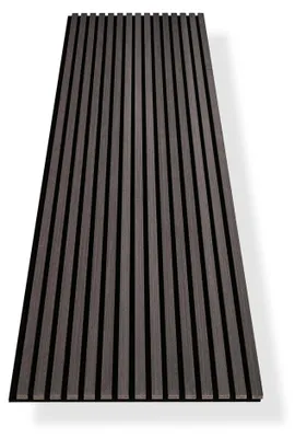 Produktbild von HAGEFOL® Akustik Paneele Holz 240x60 cm, Farbe: Schwarz, Filz: Schwarz, Wandpaneele Holz