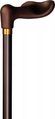 Produktbild von Gastrock Verstellbarer Gehstock – Bronze – Rechtshänder – Ergonomischer Griff – Aluminium – Länge 75 bis 100 cm – Anatomischer Gehstock