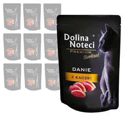 Produktbild von Dolina Noteci Sterilised Entenfleisch für sterilisierten Katzen 10x85g Nassfutter