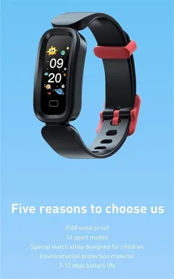 Productafbeelding van DrPhone KidstimeX12 – Smartwatch Voor Kinderen – Hartslagmeter – Stappen &