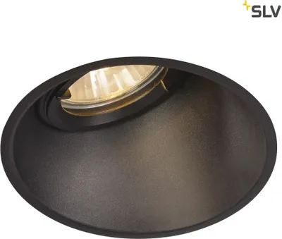 Produktbild von SLV 113150 HORN-A Einbauleuchte mattschwarz GU10 max. 50W