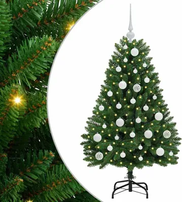 Produktbild von vidaXL Künstlicher Weihnachtsbaum Grün 120 cm PVC und Metall