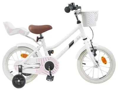 Produktbild von vidaXL Kinderfahrrad 14 Zoll für 3-5 Jahre alt Weiß