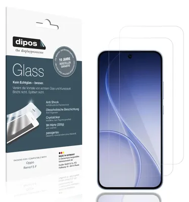 Image de 2x Protection ecrán pour Oppo Reno15 F Verre souple Film Protecteur 9H dipos