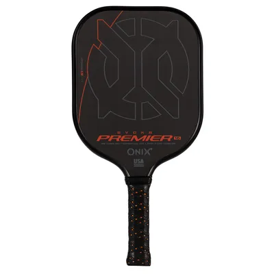 Produktbild von ONIX Pickleball Paddle Evoke Premier Raw Carbon 16 Orange
