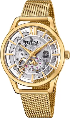 Produktbild von Festina Armbanduhr Damen Luxus Edelstahl Uhr gold UF20629/1