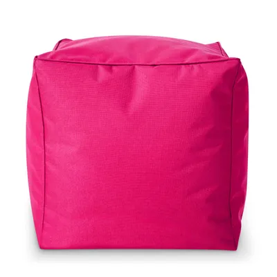 Produktbild von Green Bean® Sitzhocker "Cube" 40x40x40cm mit EPS Perlen Füllung - Fußhocker für Sitzsäcke - Pink