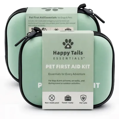 Haustier-EHBO-Set, 36-teilig, für Hunde & Katzen, kompakt