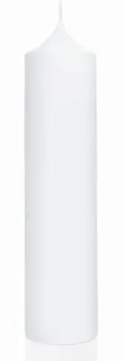 Produktbild von INNA-GLAS Stabkerze FRANZISKA, weiß, 25cm, Ø6cm, 72h -  Germany - Kaminkerze