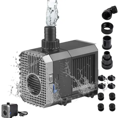 Productafbeelding van Dompelpomp 3000 l/u, 55 W, vijverpomp, waterpomp voor fontein en filter