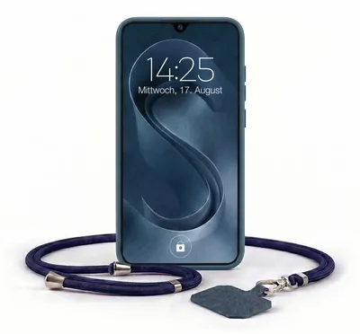 Produktbild von Handyhülle für Samsung Galaxy A26 5G mit Handykette Band Kordel Hülle Case Schutzhülle Blau