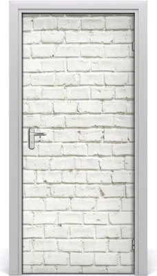 Produktbild von Tulup Türaufkleber 95x205 cm Dekorative Aufkleber Selbstklebend Wasserdichte Tapete Abnehmbar Schlafzimmer Wohnzimmer Wohnkultur - Ziegelwand