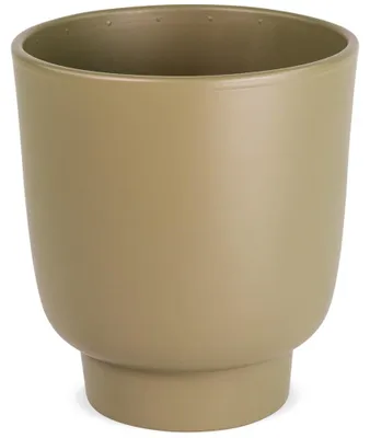 Immagine prodotto di Fioriera per orchidee in Vetroceramica opaca verde oliva
