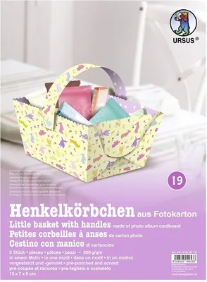 Produktbild von URSUS 5180019, Mehrfarbig, Papier, Korb, Drinnen