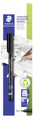 Produktbild von STAEDTLER Lumocolor 319 LM Permanent-Wäschemarker Blisterkarte schwarz