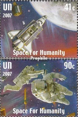 Produktbild von Briefmarken UNO - New York 2007 Mi 1075-1076 (kompl.Ausg.) gestempelt Weltraumfahrt
