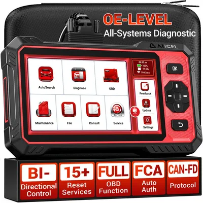 Zdjęcie produktu dla Czytnik OBD2 - Diagnostyczny skaner - Czytnik kodów błędów - Urządzenie do autodiagnostyki - Urządzenie do resetowania