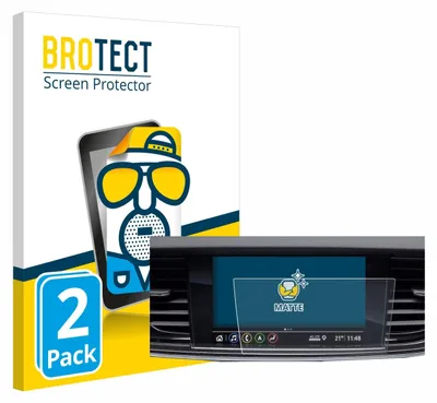 Produktbild von 2x BROTECT Schutzfolie für Opel Insignia 2017 Navi 900 IntelliLink 8" Displayschutz Displayschutzfolie Folie Matt Entspiegelungsfolie