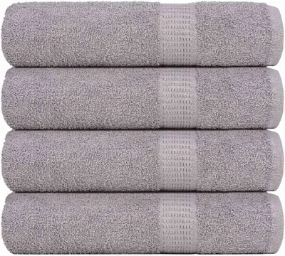 Produktbild von Handtücher FROGN 4 Stk. Grau 50x100 cm 360 g/m²