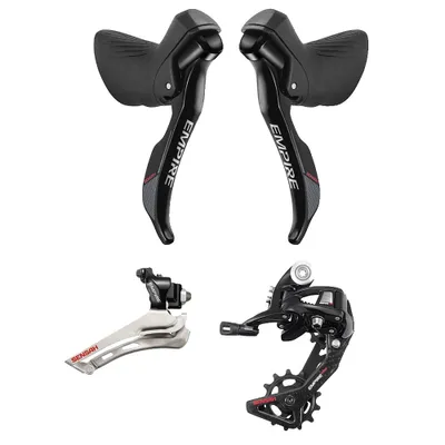 Productafbeelding van Groepset, 11 versnellingen, inclusief schakelaars en voor- en achterderailleur, 2x11 (GS), zwart