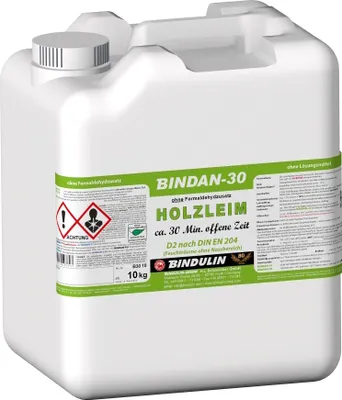 Produktbild von BINDAN-30  10 kg Kanister Füllstofffreier, hochwertiger Kunstharzleim ohne Streckmittel