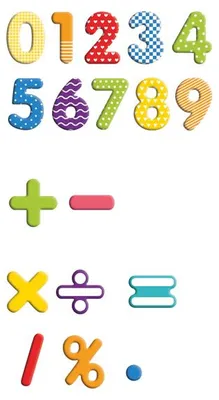 Image de EDUPLAY 120508 Chiffres magnétiques en boîte, 90 pièces (couleur au hasard, 1 set)