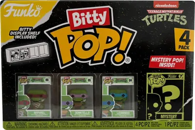 Zdjęcie produktu dla Funko Pop! Bitty POP! - Teenage Mutant Ninja Turtles Zestaw 4 Figurek