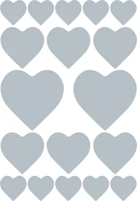 Produktbild von HERMA Herz Silber, Papier, Silber, Permanent, Junge/Mädchen, Love, 36 Stück(e)