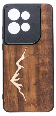 Image de Housse en bois pour Motorola Edge 50 Neo, Bewood Imbuia-Montagnards
