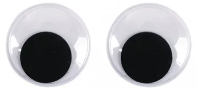 Immagine prodotto di Occhi a molla con pupilla mobile rotonda diametro 8 mm 10 pezzi